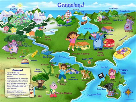 Printable Dora Map